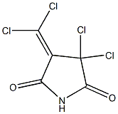 3-(DICHLOROMETHYLENE)-4,4-DICHLORO-2,5-PYRROLIDINEDIONE Struktur