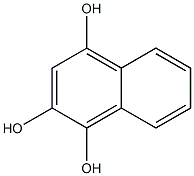 1,2,4-TRIHYDROXYNAPHTHALENE Struktur