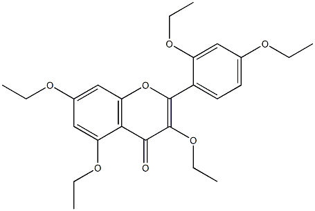 MORINPENTAETHYLETHER Struktur