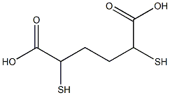 2,5-DIMERCAPTOADIPICACID Struktur