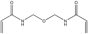 N,N'-(OXYBIS(METHYLENE))BIS-2-PROPENAMIDE Struktur