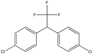 BIS-(PARA-CHLOROPHENYL)TRIFLUOROETHANE Struktur