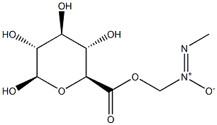 METHYLAZOXYMETHANOL-BETA-D-GLUCURONICACID Struktur