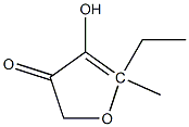 4-HYDROXY-5-ETHYL-5-METHYL-3(2H)-FURANONE Struktur