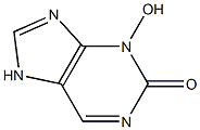 3-HYDROXY-2-OXOPURINE Struktur