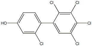 2,2',3',4',5'-PENTACHLORO-4-BIPHENYLOL Struktur