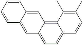 1,2-DIMETHYLBENZANTHRACENE Struktur