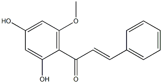 2',4'-DIHYDROXY-6'-METHOXYCHALCONE Struktur