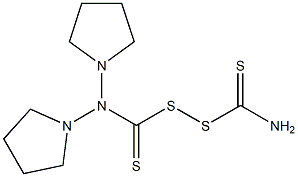 DIPYRROLIDYLTHIURAMDISULPHIDE Struktur