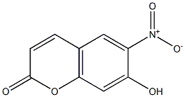 6-NITRO-7-HYDROXYCOUMARIN Struktur