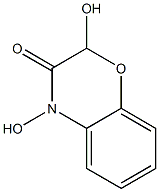 1,4-BENZOXAZIN-3-ONE,2,4-DIHYDROXY- Struktur