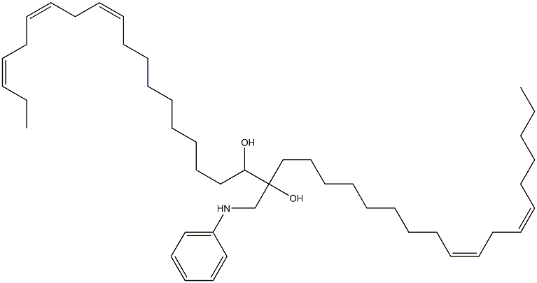 1-LINOLENYL-2-LINOLEYL-3-(N-PHENYLAMINO)-1,2-PROPANEDIOL Struktur