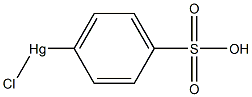 PARA-CHLOROMERCURIPHENYLSULPHONICACID Struktur