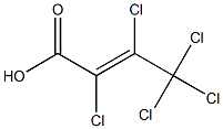 PENTACHLOROBUTENOICACID Struktur