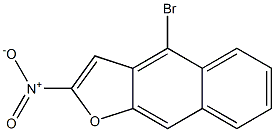 2-NITRO-4-BROMONAPHTHO(2,3-B)FURAN Struktur