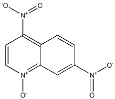 7-NITRO-4-NITROQUINOLINE-1-OXIDE Struktur