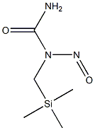 N-TRIMETHYLSILYMETHYL-N-NITROSOUREA Struktur