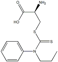 S-(N-PHENYLPROPYLTHIOCARBAMOYL)CYSTEINE Struktur