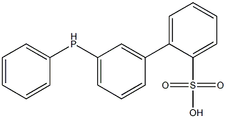 3-(DIPHENYLPHOSPHINE)BENZENESULPHONATE Struktur