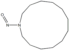 AZACYCLOTRIDECANE,1-NITROSO- Struktur