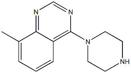 8-METHYL-4-PIPERAZIN-1-YL-QUINAZOLINE Struktur