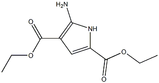 Diethyl 5-Amino-2,4-pyrroledicarboxylate Struktur