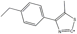 [4-(4-Ethyl-phenyl)-5-methyl-thiazol-2-yl]- Struktur