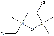 1,3-Bis(cloromethyl)tetramethyldisiloxane Struktur