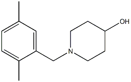 1-(2,5-dimethylbenzyl)piperidin-4-ol Struktur