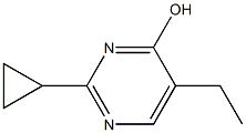 2-cyclopropyl-5-ethylpyrimidin-4-ol Struktur