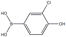 3-CHLORO-4-HYDROXYBENZENEBORONIC ACID ACID Struktur