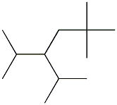 2,2,5-trimethyl-4-isopropylhexane Struktur