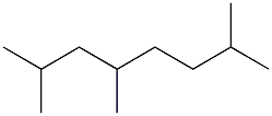 2,4,7-trimethyloctane Struktur