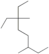 3,6-dimethyl-3-ethyloctane Struktur