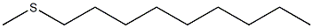 methyl nonyl sulfide Struktur