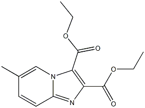 DIETHYL 6-METHYLIMIDAZO[1,2-A]PYRIDINE-2,3-DICARBOXYLATE Struktur