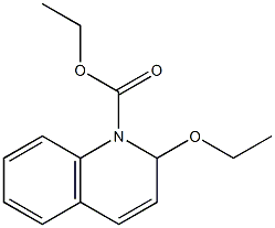 1,2-DIHYDRO-2-ETHOXY-QUINOLINECARBOXYLIC ACID ETHYL ESTER Struktur