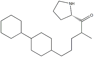 4-PENTYL-4''-PROPYL-1,1''-BI(CYCLOHEXYL) Struktur