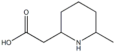 (6-METHYLPIPERIDIN-2-YL)ACETIC ACID Struktur