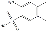 2-AMINO-4,5-DIMETHYLBENZENE SULPHONIC ACID Struktur