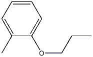 propyl o-tolyl ether Struktur