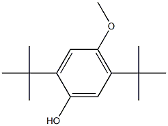 2,5-DI-T-BUTYL-4-METHOXY PHENOL Struktur