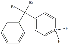 4,4-difluoro dibromodiphenylmethane Struktur