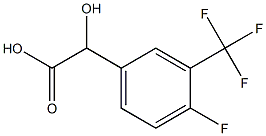 4-FLUORO-3-(TRIFLUOROMETHYL)MANDELIC ACID Struktur