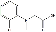 METHYL-D-(+)-(2-CHLOROPHENYL)GLYCINE Struktur