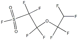 OCTAFLUORO-3-OXAPENTANESULPHONYLFLUORIDE Struktur