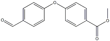 methyl 4-(4-formylphenoxy)
benzoate Struktur