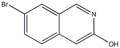 3-Hydroxy-7-bromoisoquinoline Struktur