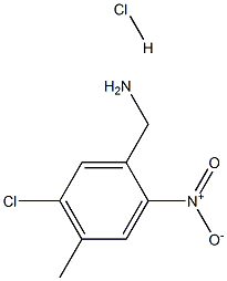 5-CHLORO-4-METHYL-2-NITROBENZYLAMINE Hydrochloride Struktur