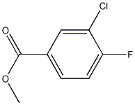 3-CHLORO-4-FLUOROBENZOIC ACID METHYL ESTER Struktur